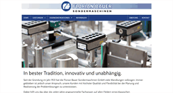 Desktop Screenshot of florianbauergmbh.de